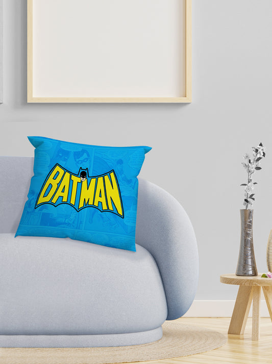 Batman Blue Superhero Velvet Cushion