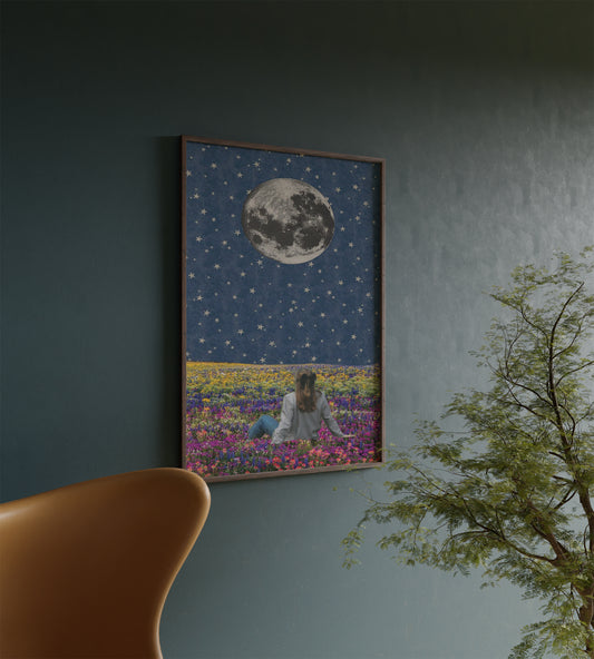 Girl Moon girl Frame