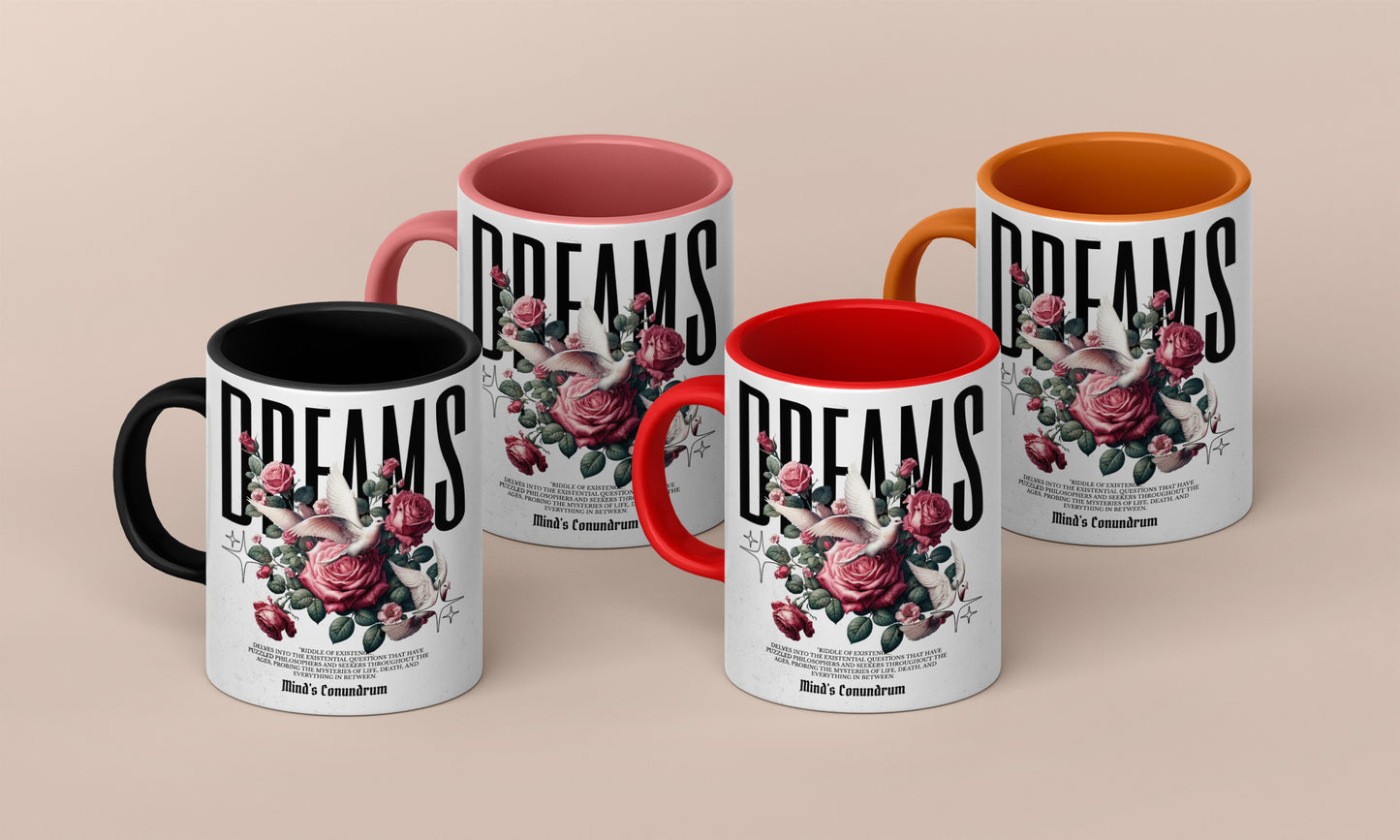 Dreams Flower Mug
