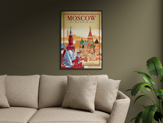 Moscow Travel Frame