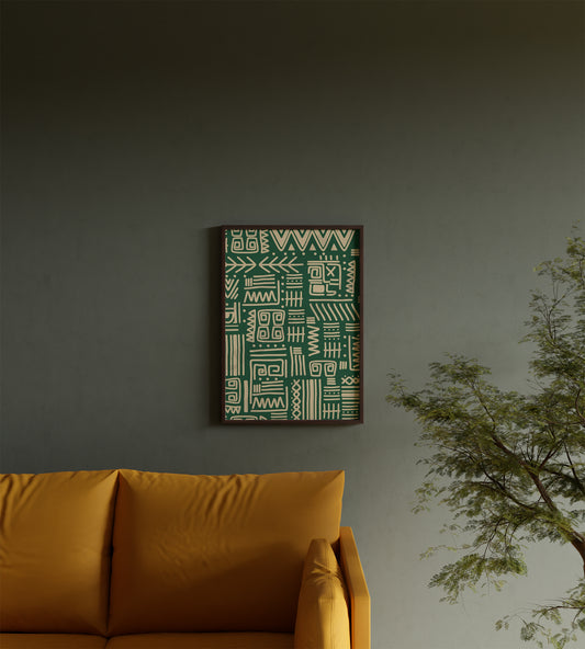 Bloom & Repeat Pattern posters Frame