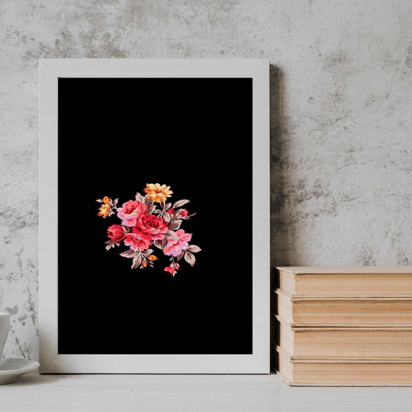 Flower Black Flower Frame
