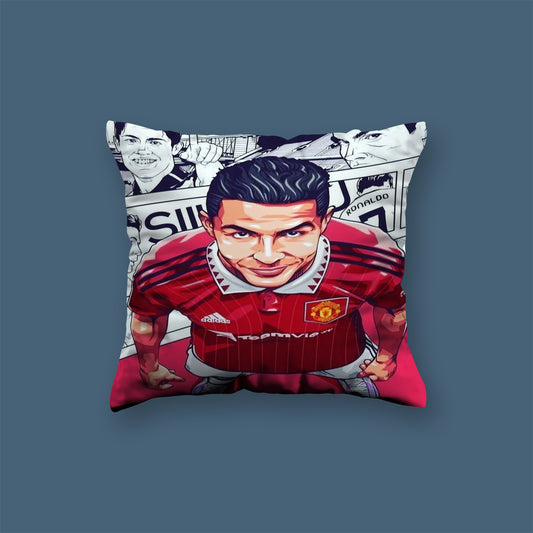 Ronaldo Manchester United football player Velvet Cushion