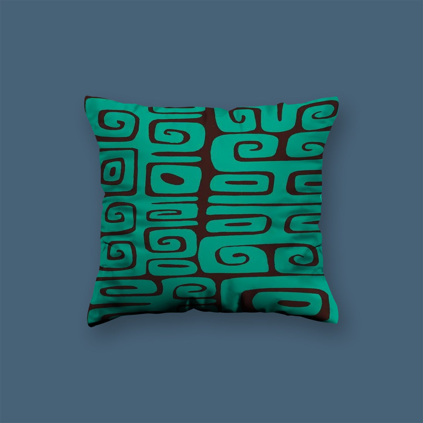 Flow Prints Pattern Velvet Cushion