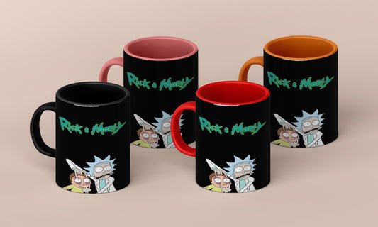 Ric And Morty Cartoon Mug