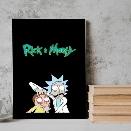 Ric And Morty Cartoon posters Frame