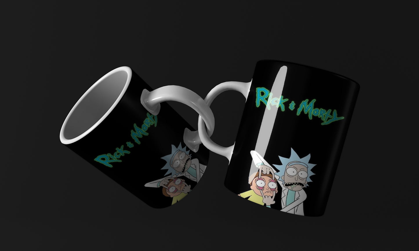 Ric And Morty Cartoon Mug