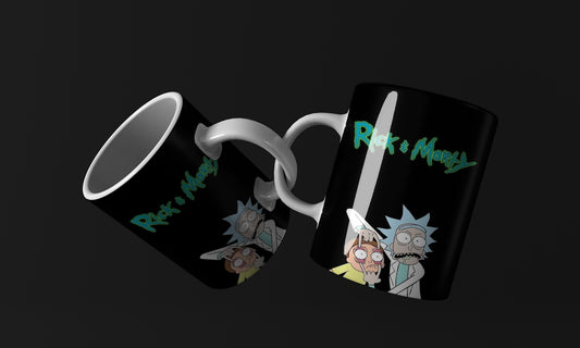 Ric And Morty Cartoon Mug
