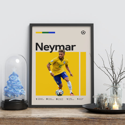 Neymar football player Frame