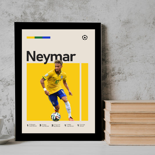 Neymar football player Frame