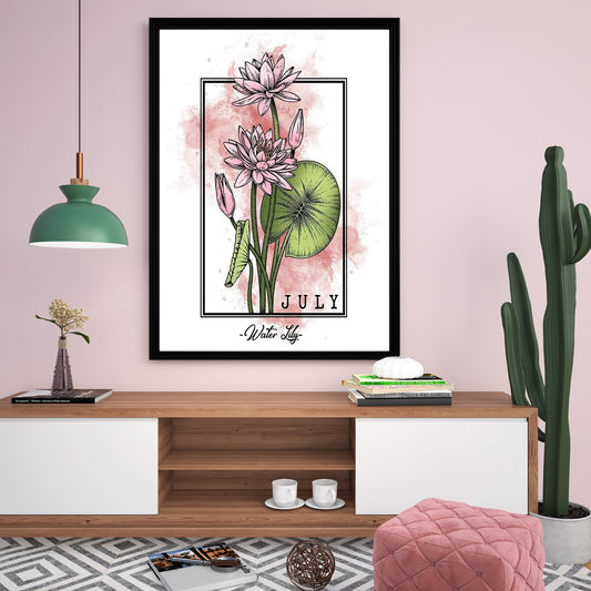 July Flower Frame