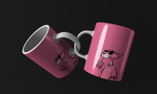 pink panther Cartoon Mug