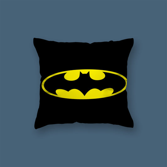 Batman Logo Superhero Velvet Cushion