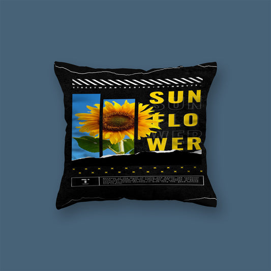Sunflowr Art Velvet Cushion