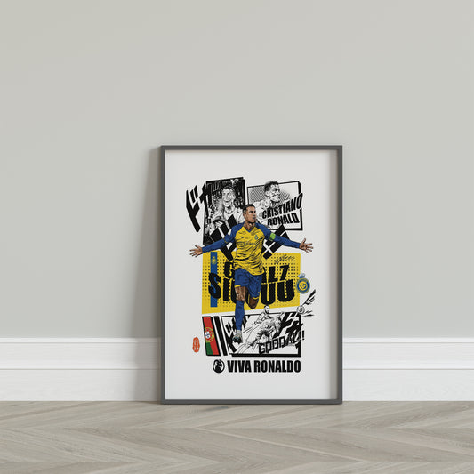 Cristiano Ronaldo football player Frame