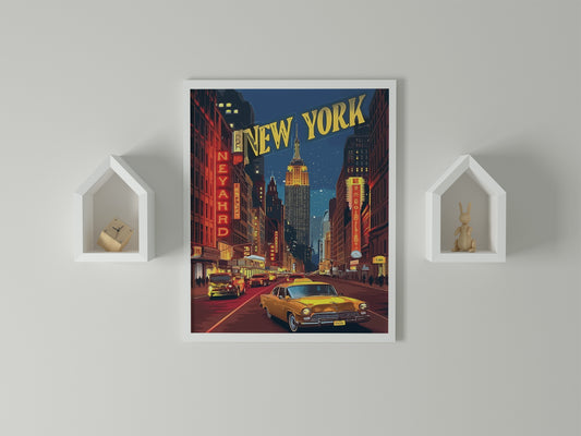 New York Travel Frame