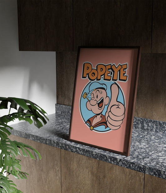 Popeye Cartoon posters Frame