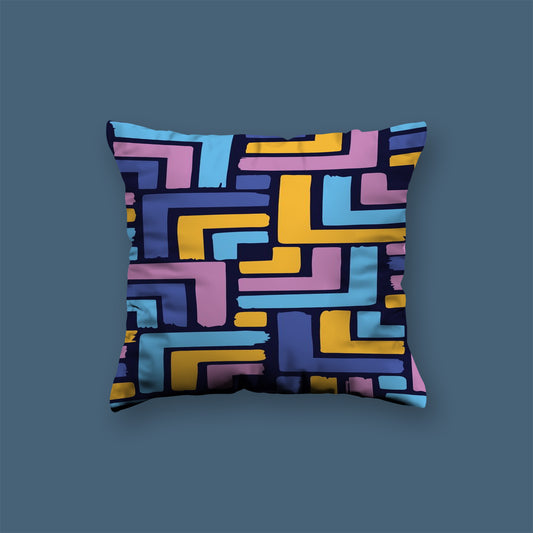 Royal Repeats Pattern Velvet Cushion