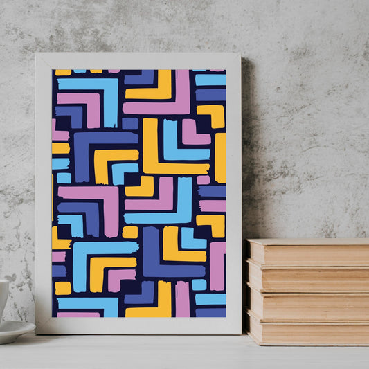 Artful Repeats Pattern posters Frame