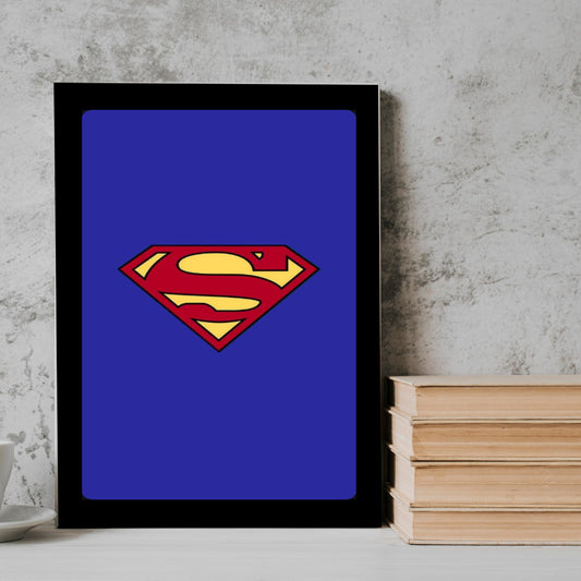 Superman Superhero posters Frame