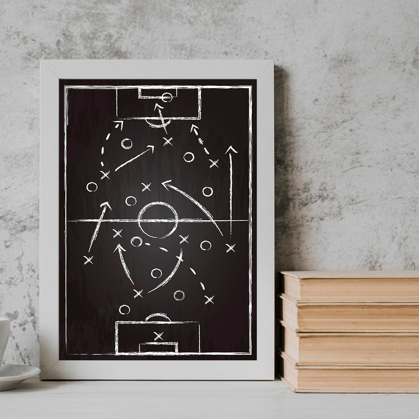 Plan football player Frame