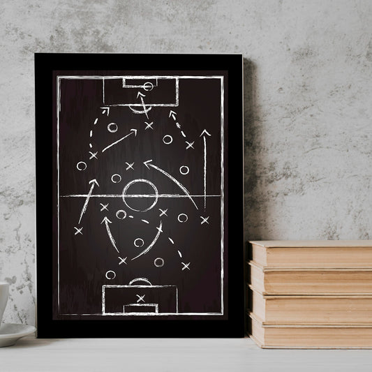 Plan football player Frame