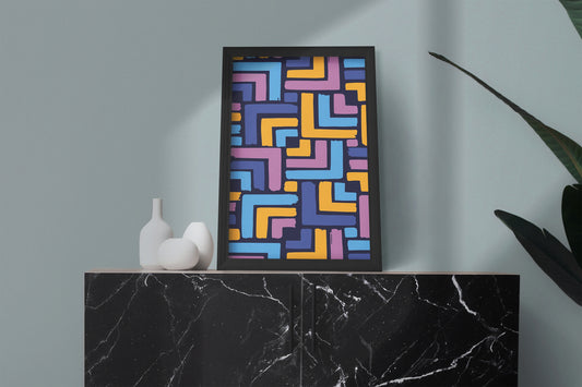 Artful Repeats Pattern posters Frame