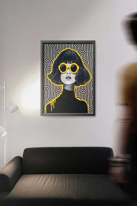Girl glasses girl Frame