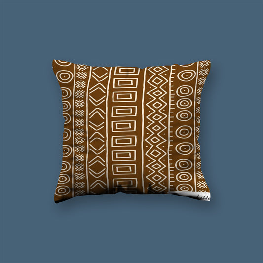 Crowned Patterns Pattern Velvet Cushion