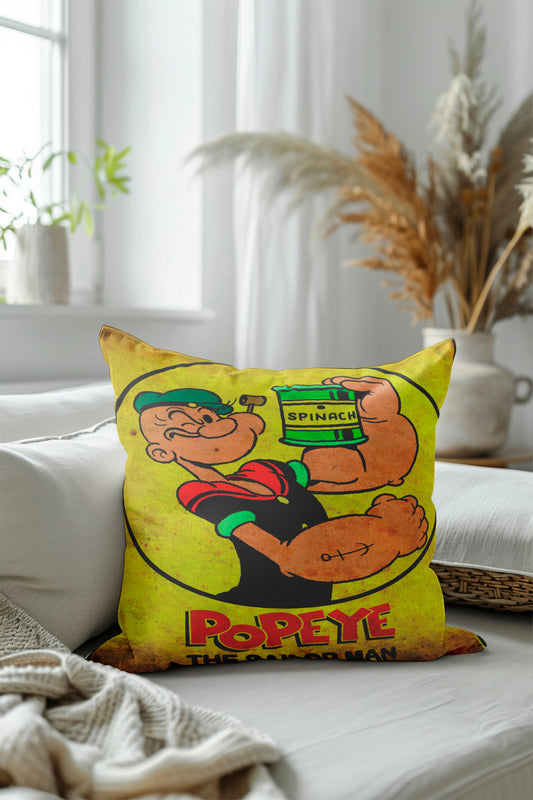 Popeye Cartoon Velvet Cushion