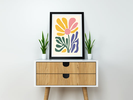 Pink Flower Frame