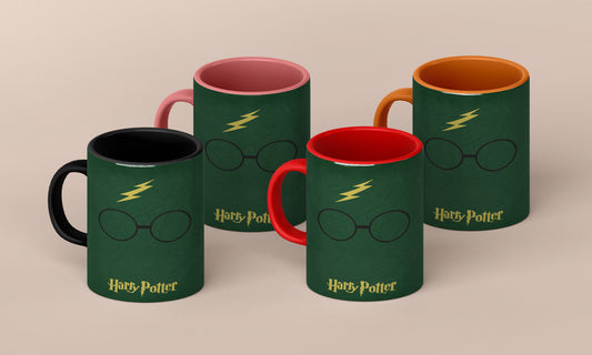Harry Potter Green Cartoon Mug