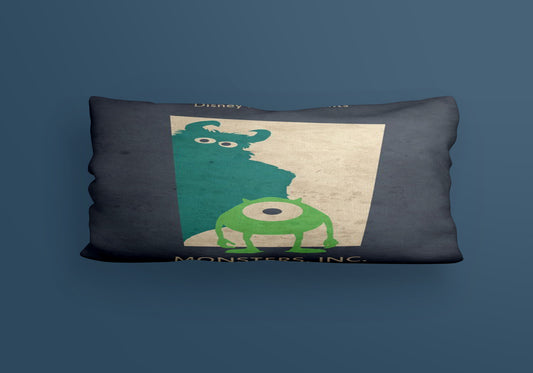 monsters inc Cartoon Velvet Cushion