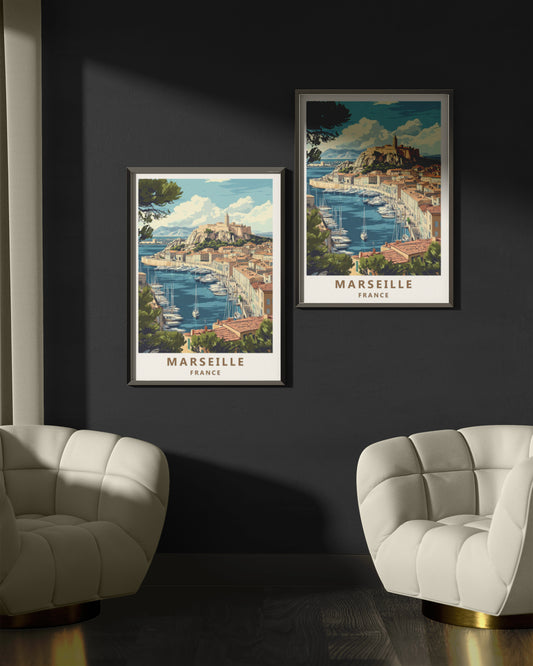 Marseille Travel Frame