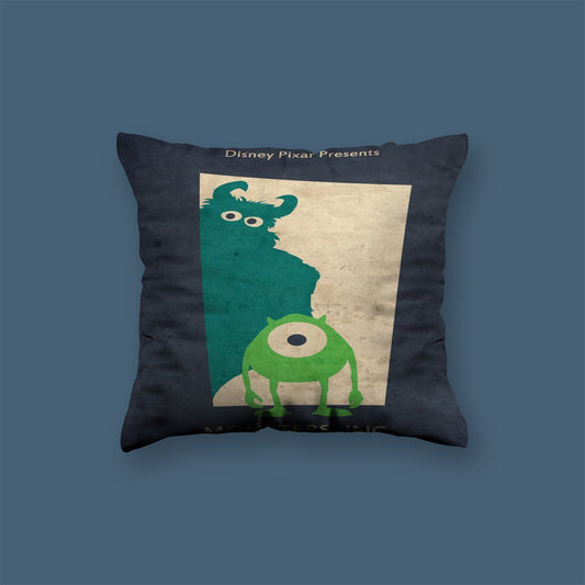 monsters inc Cartoon Velvet Cushion