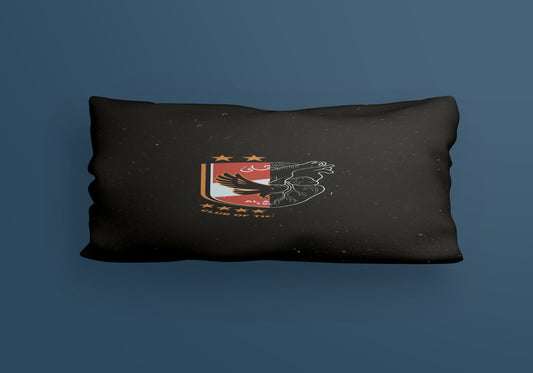 Al-Ahly Black football player Velvet Cushion