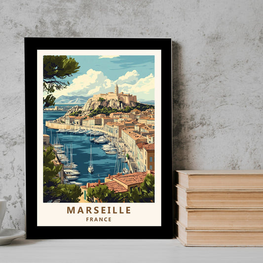 Marseille Travel Frame