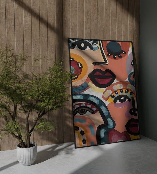 Print Symphony Pattern posters Frame