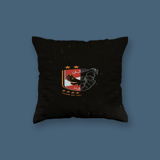 Al-Ahly Black football player Velvet Cushion