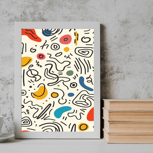 Brush & Repeat Pattern posters Frame