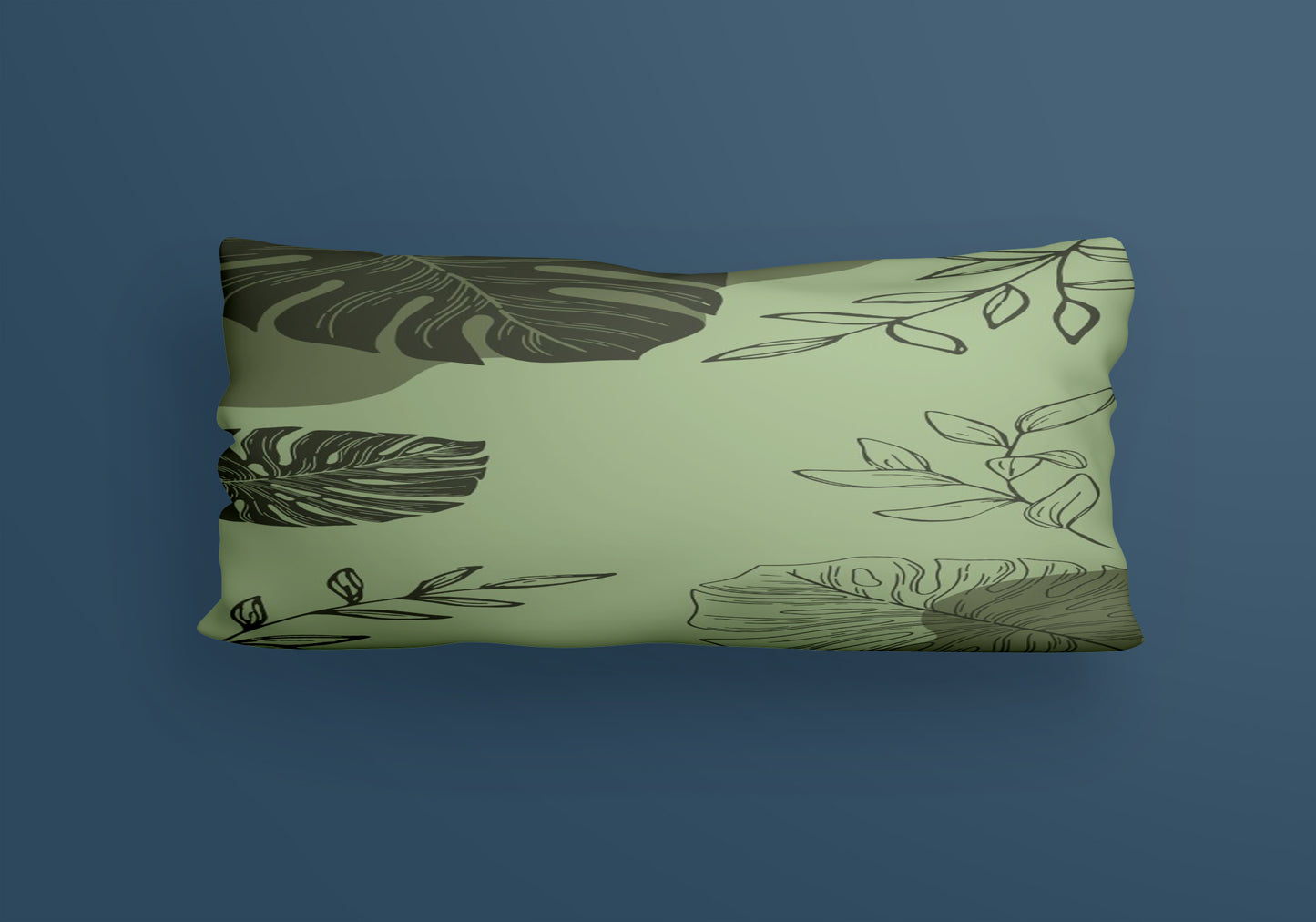 Tree Moon neutral abstract art Velvet Cushion