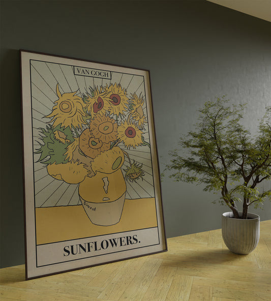 Sunflower Art Frame