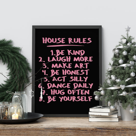 Rules qoutes englisgh Frame