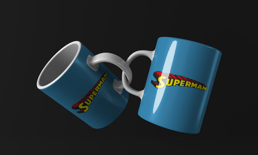 Superman Blue Superhero Mug