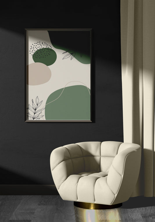 Pattern neutral abstract art Frame