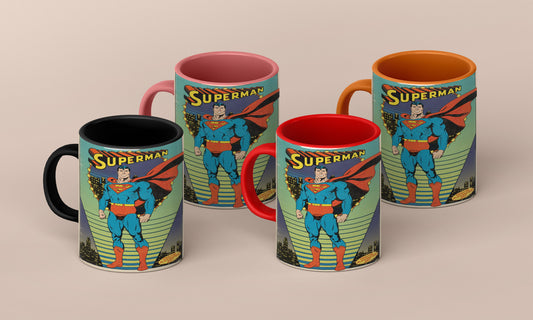 Superman Comi  Superhero Mug