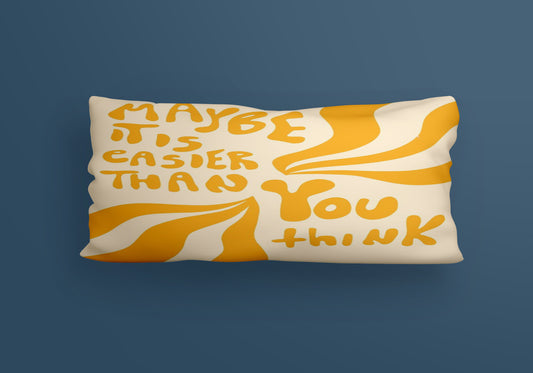 Maybe qoutes englisgh Velvet Cushion