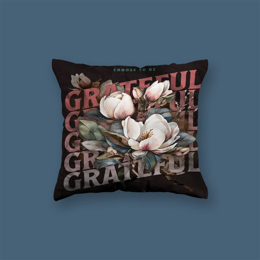 Grirl Flower Flower Velvet Cushion