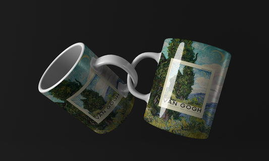 van gogh art exhibition Art Mug