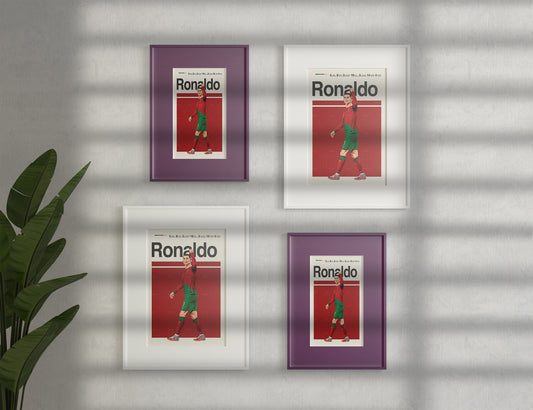 Ronaldo football player Frame